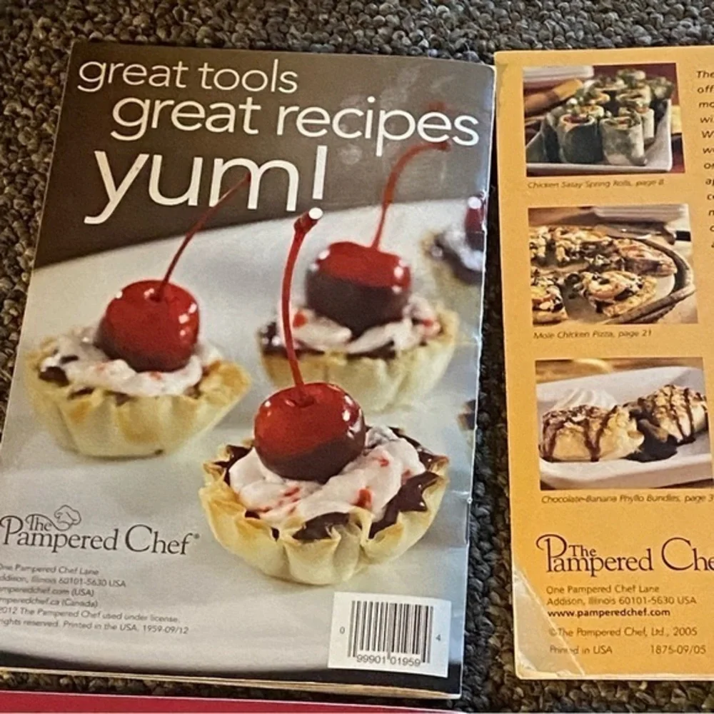 Pampered Chef‎ Seasons Best Recipe Collection Books 4 Total